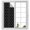 Black, variant on Sage Green Window Privacy Film, Geometric Flower Leaf Diamond Plaid Retro Static Cling UV Sun Blocking Heat Control Window Tint Day and Night, Non-Adhesive One Way Windows Privacy Cover 35.4''x78.7''