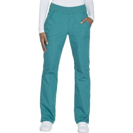 

Cherokee Workwear Originals Women s Scrubs Pant Mid Rise Straight Leg Pull-On Cargo WW210