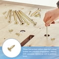 thumbnail image 3 of Uxcell 200Pcs ST3 x 10mm Pan Head Self Tapping Screws for Metal, Black, 3 of 6