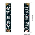 thumbnail image 6 of Franhais Christmas Porch Banner Cartoon Letter Print Hanging Door Banner Sign for Holiday Home Yard Indoor Outdoor Decorations, 6 of 7