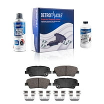 Detroit Axle - Rear Brakes Brake Pads Replacement for Hyundai Santa Fe Kia Sorento