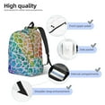 thumbnail image 3 of Rocae Rainbow Glitter for Canvas College Laptop Backpack for Men Women-Small, 3 of 5