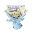 thumbnail image 1 of Ramo de flores de jabón artificial, arreglo floral para mujer, decoración romántica azul, 1 of 9
