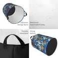thumbnail image 4 of Fotbe Laundry Hamper With Durable Leather Laundry Basket Multicolored Butterflies Thickened Waterproof Round Collapsible Laundry Hamper, Dirty Clothes Laundry Basket, 4 of 8