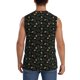 thumbnail image 4 of Fotbe Pine Cone Woodland Pattern Men's Camiseta sin Mangas Estampada para Hombres, Playera Casual para Gimnasio, Entrenamiento, Playa-Small, 4 of 7