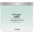 thumbnail image 3 of Mainstays 3-Wick Scented Container Candles, Lemon Leaves & Mint and Pineapple Lily, 14 oz, 2-Pack, 3 of 3