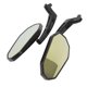 thumbnail image 5 of TKSE Espejo Retrovisor De Motocicleta, 1 Par De Espejos Retrovisores Laterales Giratorios De Metal ABS Compatible Con CB1000R Shadow XL1000V Silver Wing(Amarillo), 5 of 14