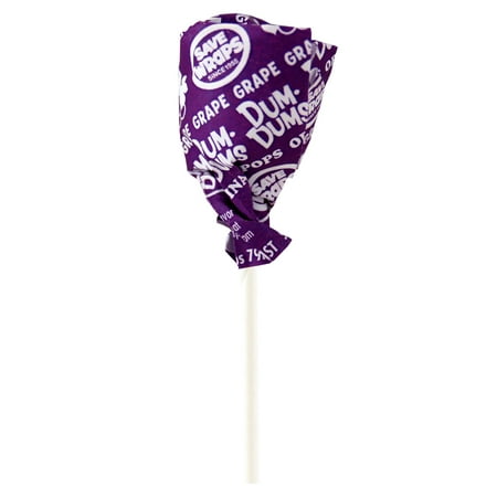 Dum Dums Color Party Lolipops, Purple, Grape Flavor