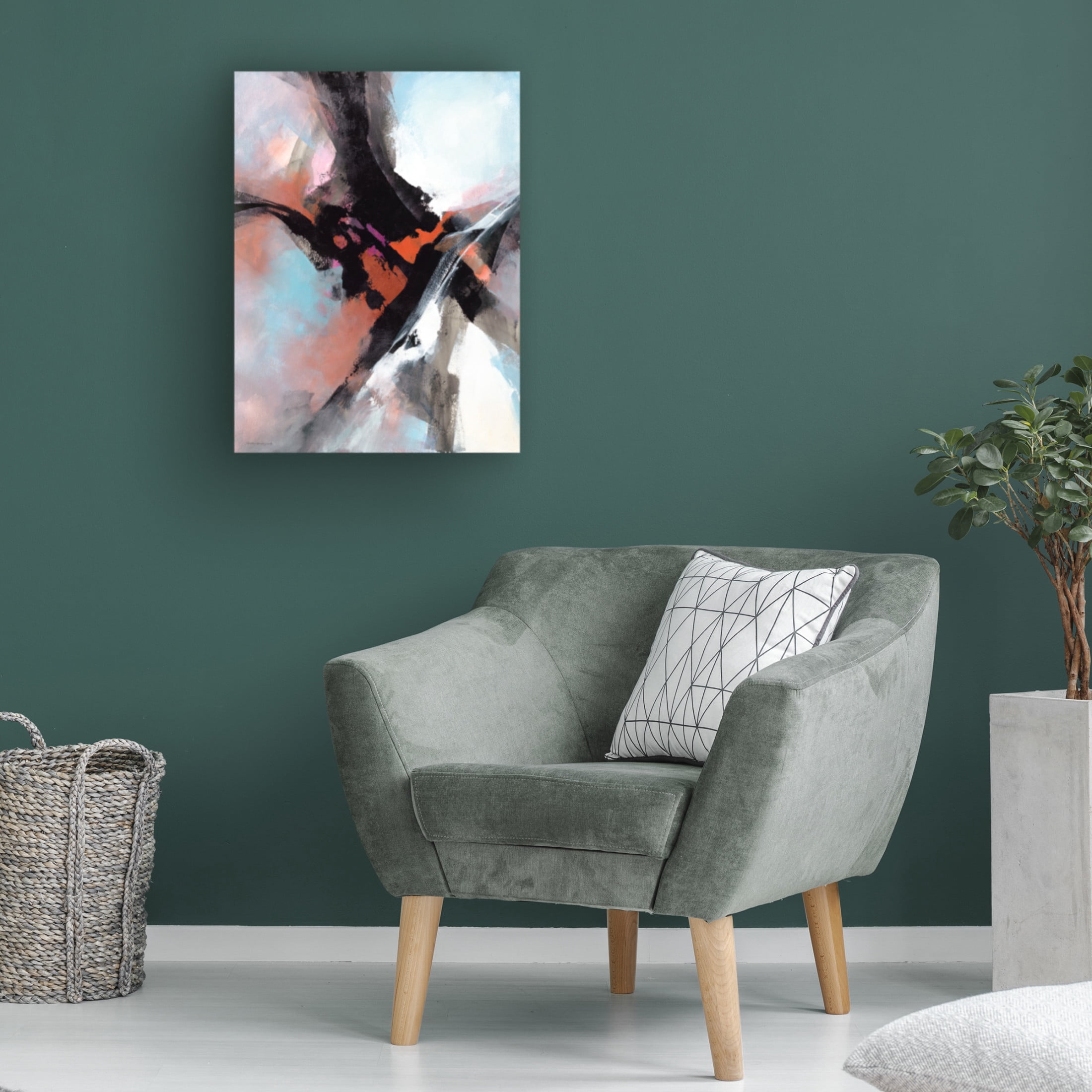 Canvas Wall Art - Thomas Leung 'Motivation' Wall Art for Living Room, Bedroom, or Office Décor by Trademark Fine Art - 14 x 19 Inches