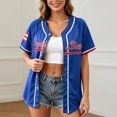thumbnail image 5 of Women's Tops T Shirts Patriotic Independence Day Sleeveless Baseball Going Out Shirts, 5 of 5