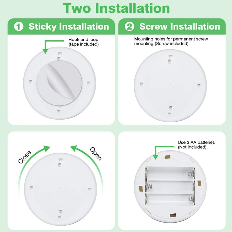 RGB Wireless LED Spotlight, Battery Powered Accent Lights