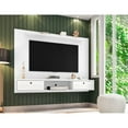 thumbnail image 3 of Manhattan Comfort Liberty Wood Entertainment Center for TVs up to 65" in White, 3 of 11