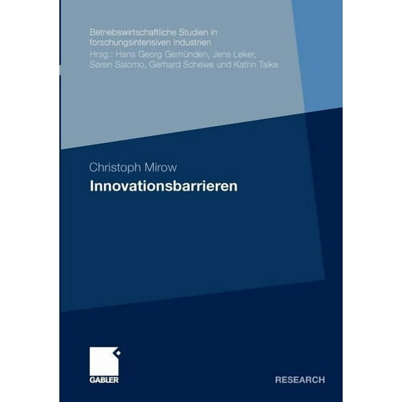 Betriebswirtschaftliche Studien in Forsc Innovationsbarrieren, (Paperback)