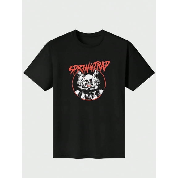 Original Five Nights At Freddy’s Springtrap RetroT-shirt Casual Digital Print 220g Pure Heavy 100% Cotton T Shirt 100% Cotton