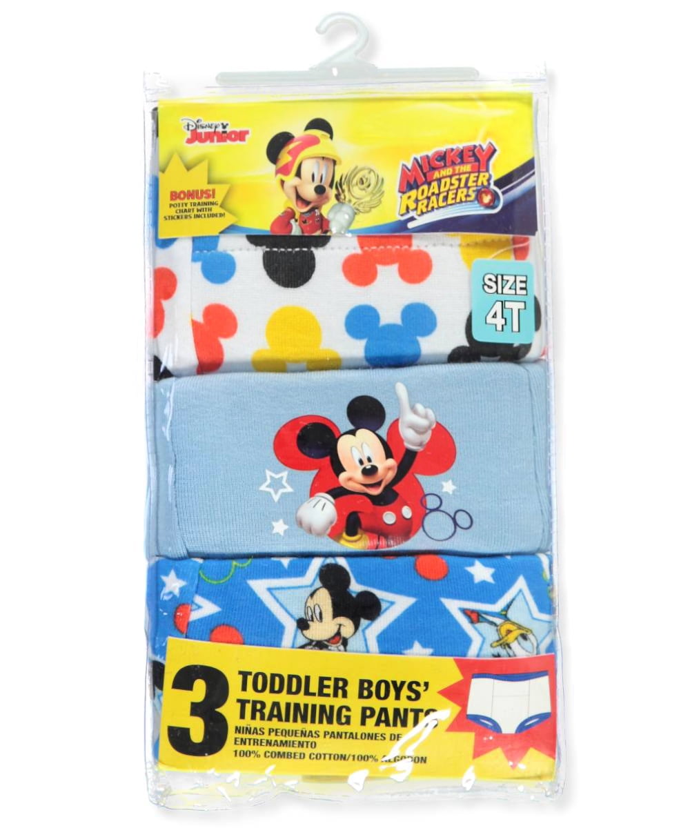 Disney Boys Mickey Mouse Potty Training Pant Multipack Baby and Toddler Training Underwear