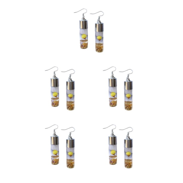 Pendientes colgantes Sonducket para mujer accesorios de joyería delicados Amarillo