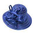 thumbnail image 2 of Holzkary Women's Church Hats Fascinators Hat for Women Church Tea Party Headband Summer Wedding Cocktail Hat Wide Brim Derby Fascinator Hat for Church, Weddings Spring Summer Mesh Sunshade Hat Flower, 2 of 3