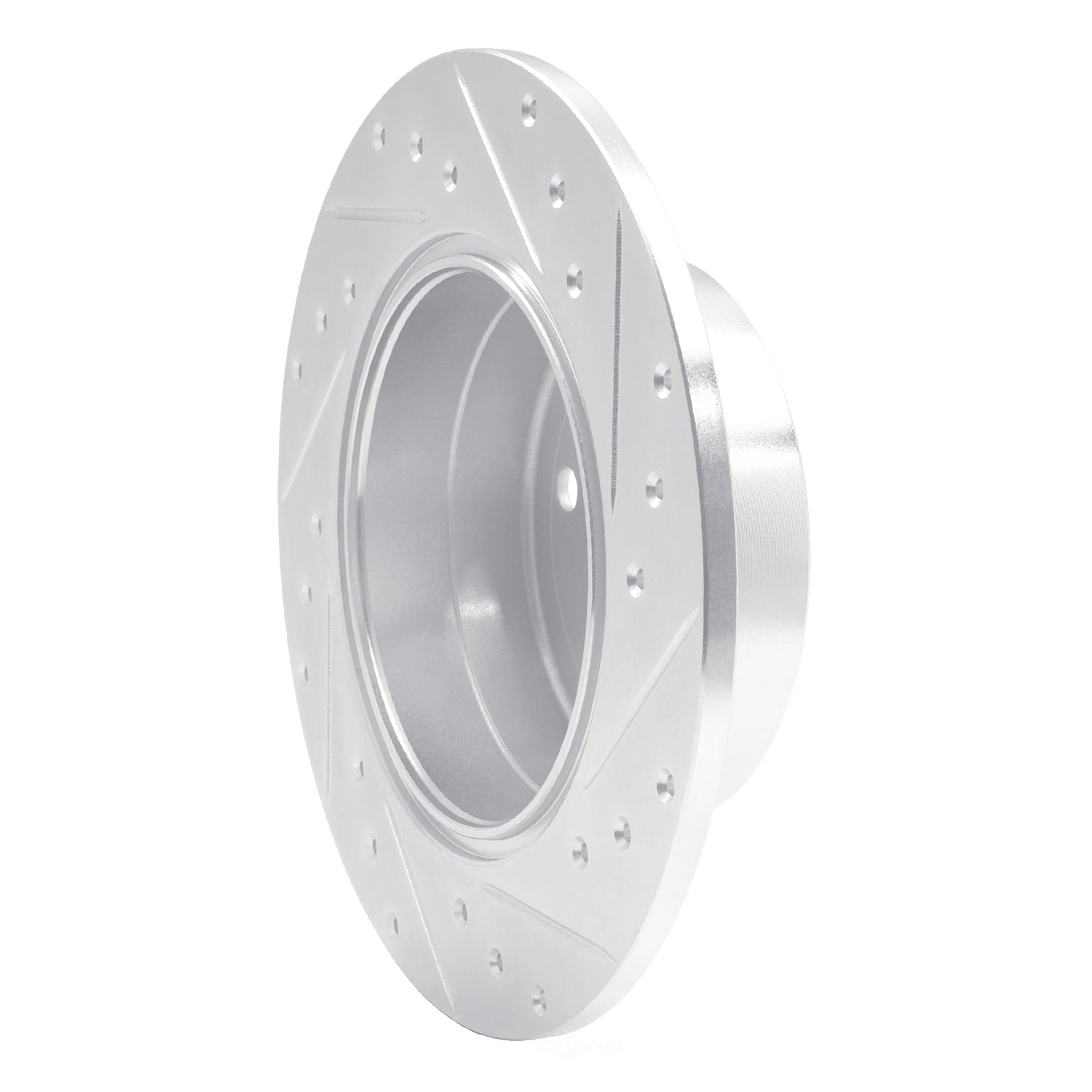 Dynamic Friction Company 631-65010L DFC Brake Rotor - Drilled And Slotted - Silver