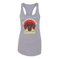 thumbnail image 2 of Wild Bobby, Life is Better with My Daschund Cute, Dog Lover, Women Racerback Tank Top, Heather Grey, Large, 2 of 4