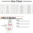 thumbnail image 3 of Leesechin Womens Swim Suits Sexy Split Bikini Two-Piece Print Beach Swimwear Beachwear Bathing Suits, 3 of 4