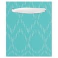thumbnail image 2 of American Greetings Everyday Mini Gift Bag for Her, Teal Chevron (3.75" x 4.5" x 2") 1-Count, 2 of 4