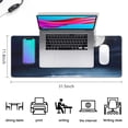 thumbnail image 3 of Superior Gaming Experience with Moonlit Sea Large Mouse Pad: Extended XXL Size, Non-Slip, Ideal for Keyboards & Computers, Stitched Edges, 31.5x11.8 Inch, Perfect for Gamers & Office Use, 3 of 7