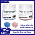 thumbnail image 2 of 100PCS Insulating Silicone Pads M.2 SSD NVMe NGFF Thermal Pad for PC Laptop Motherboard PS5 Heatsink/GPU/CPU/LED Graphics Card.. Blue, 2 of 6
