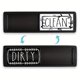 thumbnail image 1 of 1pc Dishwasher Magnet Clean Dirty Sign Shutter Only Changes When You Push It Non-Scratching Strong Magnet Or 3M Adhesive Options Indicator Tells Whether Dishes Are Clean Or Dirty, 1 of 5