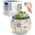 thumbnail image 1 of Macetero 3D Piece Relax Retro Tiles pequeños redondos K1104, 1 of 9