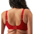 thumbnail image 2 of Elomi Smooth Unlined Underwire Molded Bra (4301),34G,Haute Red, 2 of 6