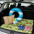 thumbnail image 2 of KUIFORTI Cute Ladybug Universal Car Trunk Mat 29" x 39" Automotive Trunk Protection Mat Vehicle Interior Protection Accessories Non Slip Fits Most Cars, SUVs & Trucks, 2 of 7