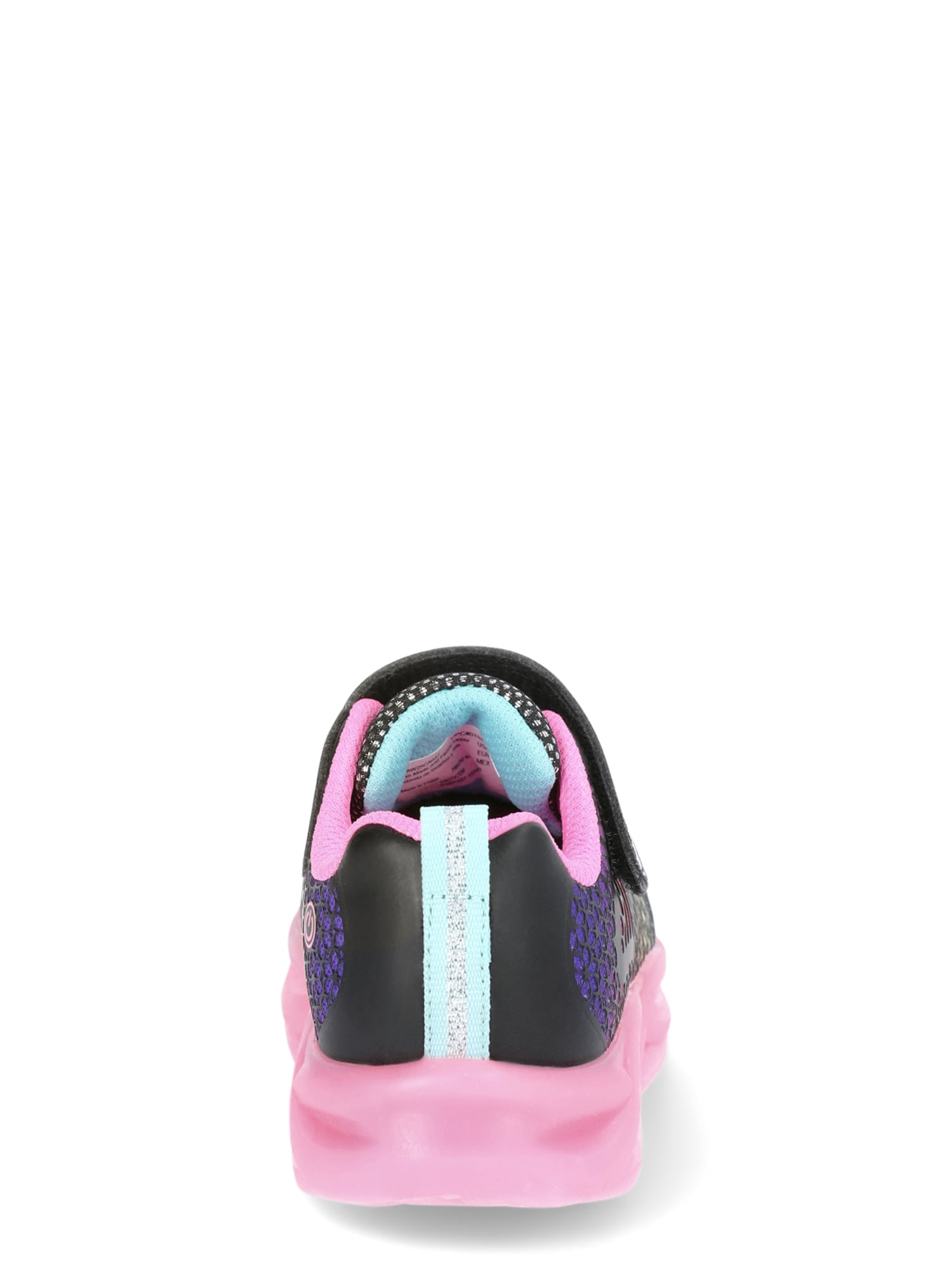 Athletic Works Toddler Girl Butterfly Light Up Sneakers with On/Off Power Button