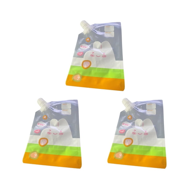3 bolsas de almacenamiento de alimentos, bolsas de embalaje de cocina, bolsas herméticas reutilizables para cereales 05 kilos