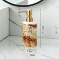 thumbnail image 4 of Qeeadeea Ceramic Lotion Dispenser, Hand Soap Dispenser, Refillable- Shampoo Dispenser, Bathroom Kitchen-C-380ml, 4 of 4