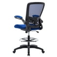 thumbnail image 6 of Serena Mesh Drafting Chair, Tall Office Chair for Standing Desk by Naomi Home-Base Color:Black,Color:Gray, 6 of 11