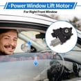 thumbnail image 2 of Unique Bargains Right Front Power Window Regulator Lift Motor for Kia Ceed 2013-2019 82460A2010 6 Pin Car Window Glass Lift Motor, 2 of 7