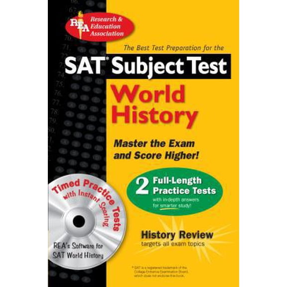 Pre-Owned SAT Subject Test(tm) World History with CD [With CDROM] (Paperback) 0738602515 9780738602516