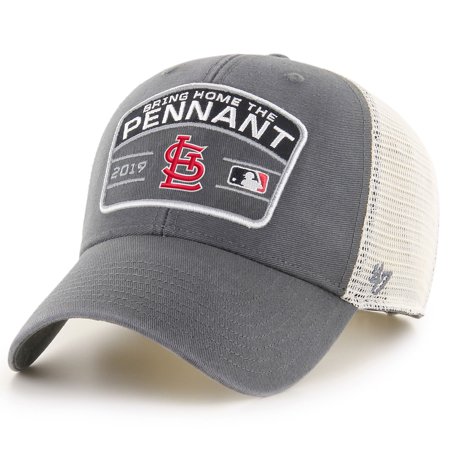 St. Louis Cardinals '47 2019 Postseason Flagship MVP Adjustable Trucker Hat - Charcoal -