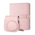 thumbnail image 2 of For Fujifilm Instax Mini 11 9 8 PU Leather Camera Case with Shoulder Strap 256 Pockets Photo Album for Instax Mini Camera Bag White bag, 2 of 6
