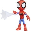 Marvel Spidey and His Amazing Friends Spidey Hero Figure, 4-Inch Scale Action Figure, Includes 1 Accessory, for Kids Ages 3 and Up , Red