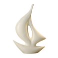 thumbnail image 4 of GUOOL Sailing Boat Statue Collectable Birthday Gift Desktop Sailing Ship Sculpture white, 4 of 9