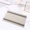 thumbnail image 4 of Pebbuoy Dining Table Placemat Waterproof Heat-Resistant Table Mat Stylish Striped Pattern Placemat for Home Kitchen, 4 of 7