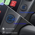 thumbnail image 4 of 4X Quick Charge 3.0 Dual USB Car Charger 12V 36W USB Fast Charger with Switch for Boat Truck Golf Cart Blue, 4 of 10