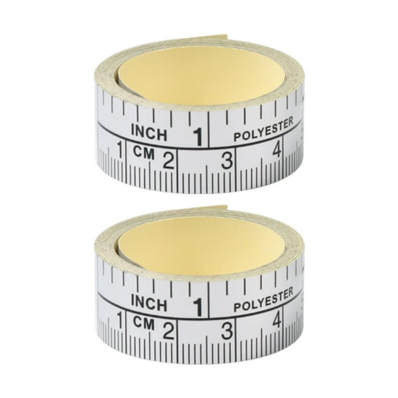 MAGIDEAL Self Stick Measuring Tape Workbench Ruler Cuttable Stable Desktop Ruler Accurate Reading for Drawing Table Drafting B