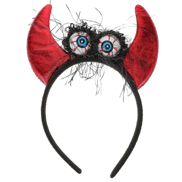 Halloween Devil Headband Devil Horns Head Piece Devil Hairband Dress Up Headband