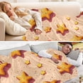 thumbnail image 5 of Stereoscopic Stars Camping Blankets Bed Throws and Cozy Travel Blanket Fluorescence 70x55in Double Sided, 5 of 8
