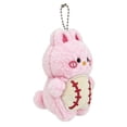 thumbnail image 2 of Cute Sports Themed Plush Keychains, Plush Keychains, Adorable and Versatile Bag Charms, Animal and Ball Plush Keychains, Pink, 2 of 5