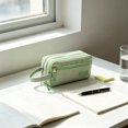 thumbnail image 4 of Handle Large Capacity Pencil Pouch – Multi-Layer Cloth Organizer, Portable Durable for Campus & Office, 4 of 6