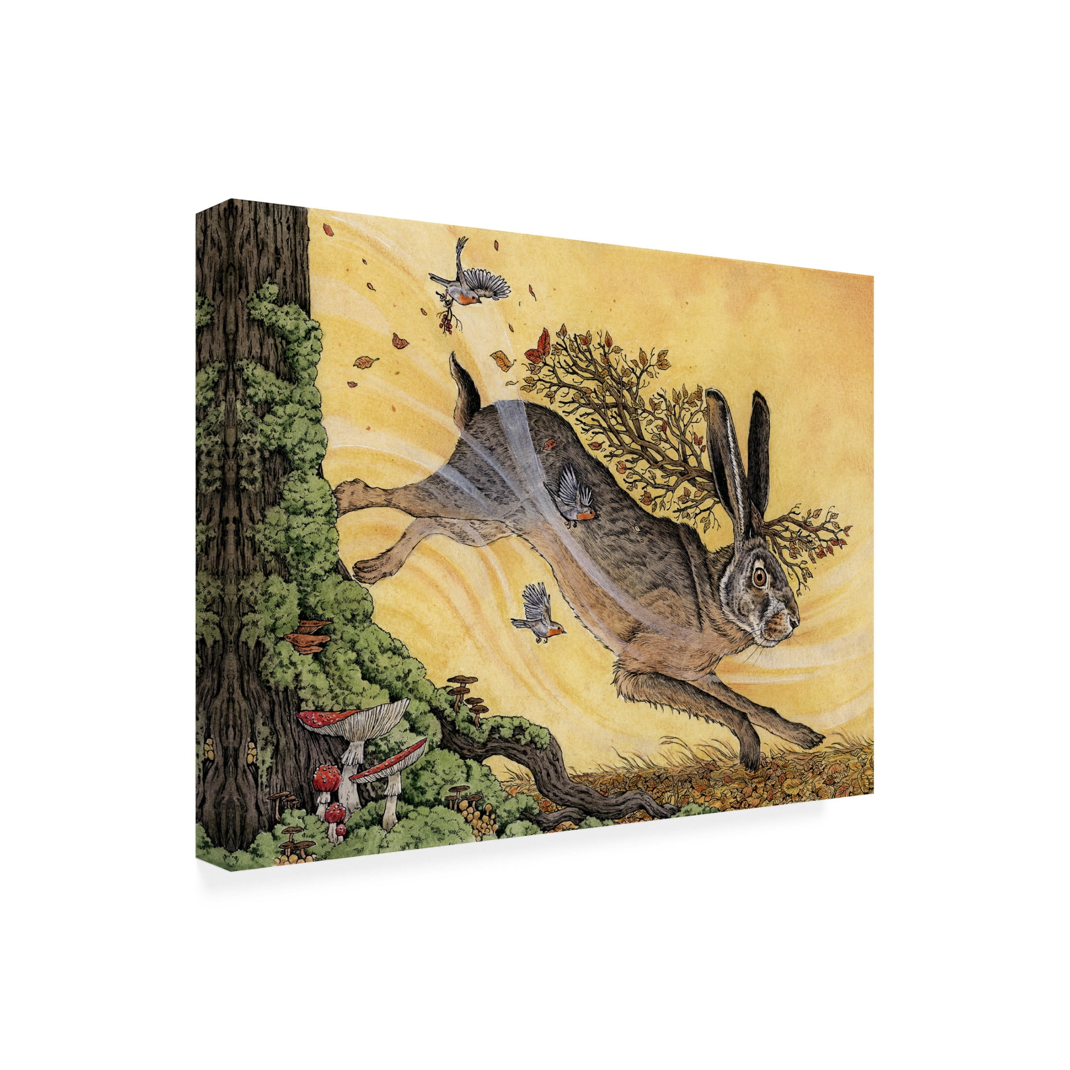Trademark Fine Art Lea Chaillaud Autumn Winds Canvas Wall Art