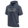 thumbnail image 2 of Men's Fanatics Navy New York Yankees Elements Future Ground Lettering Short Sleeve Pullover Hoodie, 2 of 3